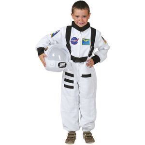 Astronauten verkleedkostuum - space/ruimtevaart - wit - voor kinderen - Verkleedkleding  - Carnavalskostuums