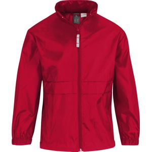 Sirocco - Regenjas - Rood - 100% Nylon - Windbreaker met Ritssluiting