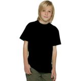 Zwarte kinder t-shirts 100 katoen - Kinderkleding basics 110 116