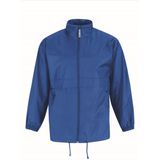 Heren windbreaker - Sirocco windjas in het kobalt blauw - volwassenen Kobalt
