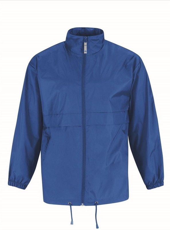 Heren windbreaker - Sirocco windjas in het kobalt blauw - volwassenen Kobalt