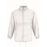 B&C - Sirocco - Windjas - Wit - 100% Nylon