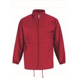 B&C - Sirocco - Windbreaker - Rood - 100% Nylon