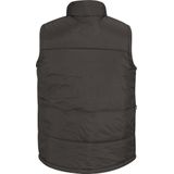 B&C - Gewatteerde Bodywarmer - Donkergrijs - Nylon - Met Opstaande Kraag