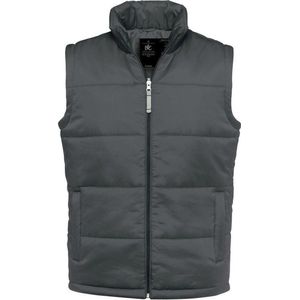 B&C Heren bodywarmer Donkergrijs