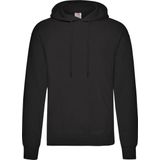 Fruit of the Loom - Classic Hooded Sweat - Hoodie - Zwart - Katoen