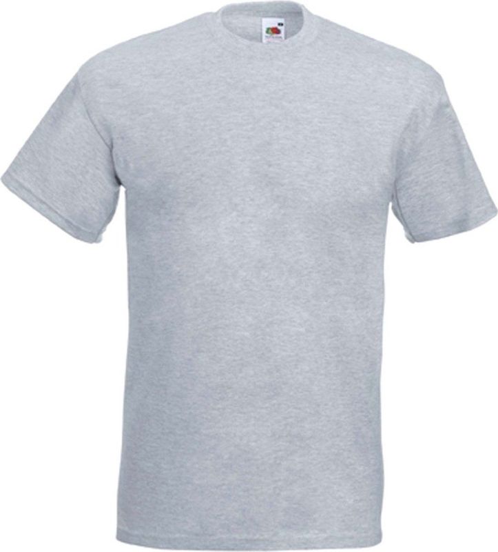 Fruit of the Loom t-shirts M licht grijs