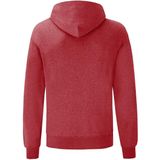 Fruit of the Loom Capuchon Sweater - Rood - Voor Volwassenen