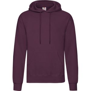 Fruit of the Loom - Classic Hooded Sweat - Hoodie - Bordeaux Rood - Katoen