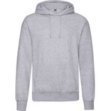 Fruit of the Loom - Classic Hooded Sweat - Hoodie - Grijs - Katoen