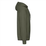 Fruit of the Loom - Classic Hooded Sweat - Donkergroen - Katoen