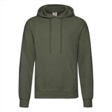 Fruit of the Loom - Classic Hooded Sweat - Donkergroen - Katoen