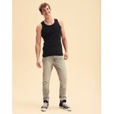 Fruit of the Loom - Singlet - Heren - Zwart - 100% Katoen
