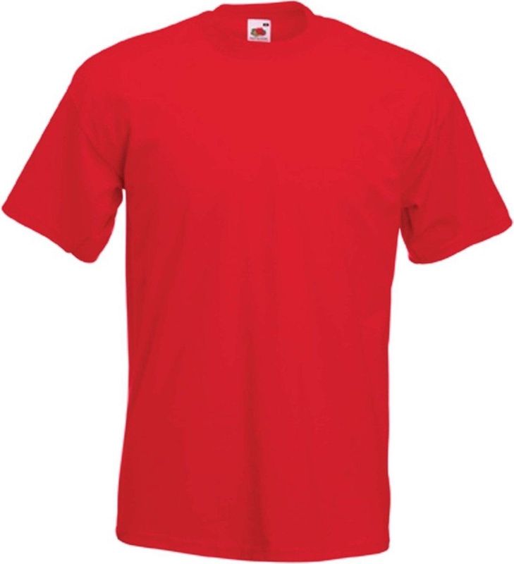 Fruit of the Loom t shirts rood