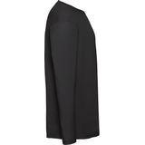 Fruit of the Loom - T-shirt Lange Mouwen - Heren - Zwart - Katoen - Regular Fit