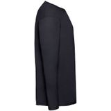 Fruit of the Loom - T-shirt Lange Mouwen - Heren - Donkerblauw - Katoen - Regular Fit - Ronde Hals