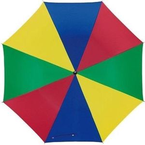 Gekleurde kinder paraplu 72 cm - Paraplu's voor kinderen
