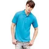 Fruit of the Loom poloshirt premium - donkerblauw - heren - katoen - 180 grams