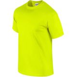 Neon fluor geel T-shirt - Reflecterend - voor heren - Katoen polyester - Opvallend - Normal fit