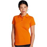 Lemon & Soda - Poloshirt - Oranje - Katoen - Licht Getailleerd