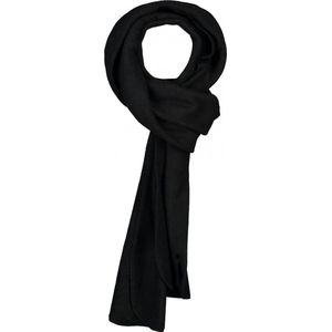 Fleece winter sjaal zwart