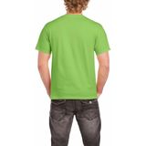 Lemon Soda Dames basic poloshirt - limegroen - korte mouw - getailleerd - katoen