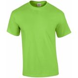 Lemon Soda Dames basic poloshirt - limegroen - korte mouw - getailleerd - katoen