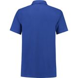 Lemon Soda Heren basic poloshirt - blauw - korte mouw - katoen - 220 gram
