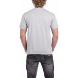 Gildan - T-shirt - Lichtgrijs - Katoen - Korte Mouwen
