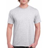 T-shirts lichtgrijs voor heren - zware 200gr kwaliteit - Basic shirts - Katoen - Korte mouwen - T-shirts