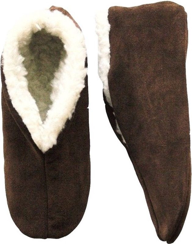 Bernardino - Spaanse Sloffen - Bruin - Suede