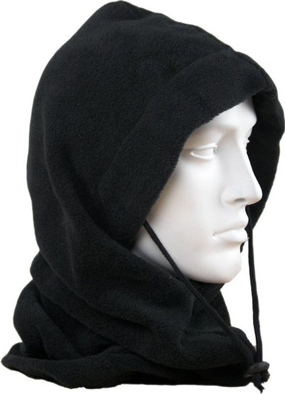 Fleece Bivakmuts met Col Zwart