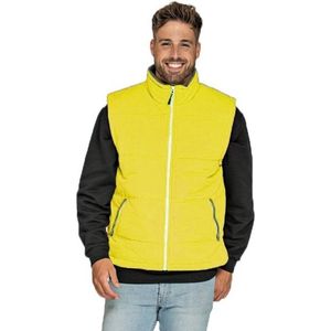Lemon & Soda - Outdoor Bodywarmer - Geel - Mouwloos - Winddicht