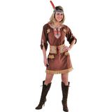 Bruine indianen dames outfit 40 (l)