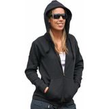 Zwart Fruit of the Loom vest voor dames