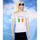 Ierse vlag t-shirt voor dames