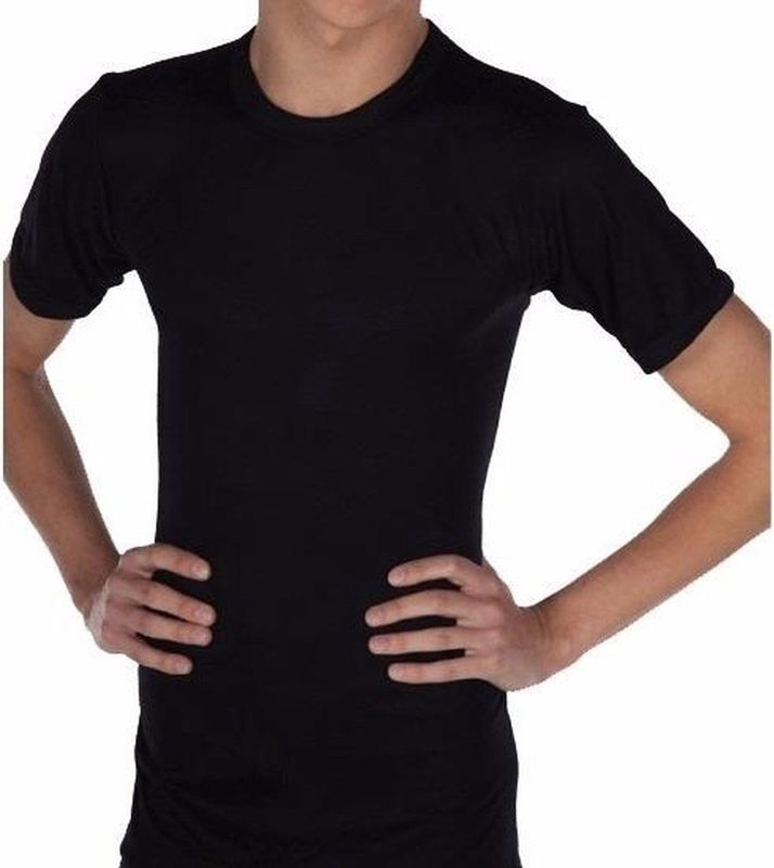 Beeren - Thermo Shirt - Zwart - Korte Mouw