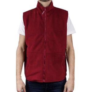 Fleece - Bodywarmer - Rood - Unisex - 100% Polyester - Warme Bodywarmer