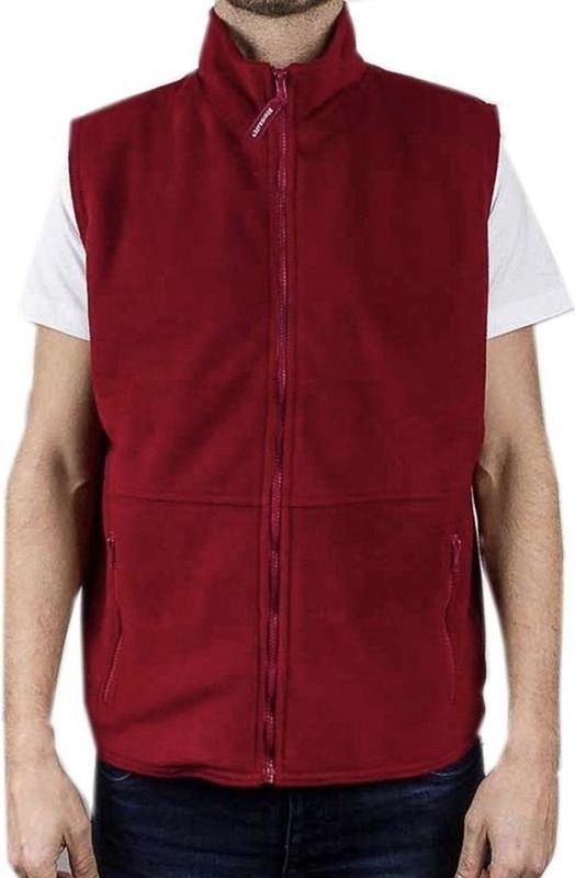 Fleece - Bodywarmer - Rood - Unisex - 100% Polyester - Warme Bodywarmer