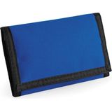 Portemonnee/Portefeuille Kobalt Blauw 13 cm - Tassen Accessoires Voor Dames/Heren