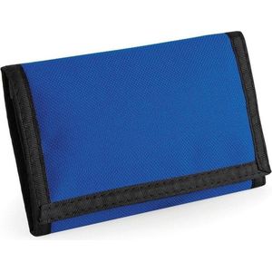 Portemonnee/Portefeuille Kobalt Blauw 13 cm - Tassen Accessoires Voor Dames/Heren