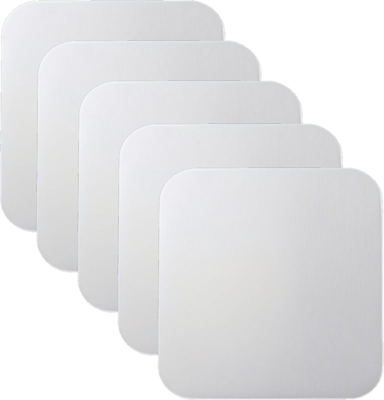 Onbedrukte bierviltjes onderzetters - 10x - vierkant - 9.3 cm - Zelf beschrijven/decoreren