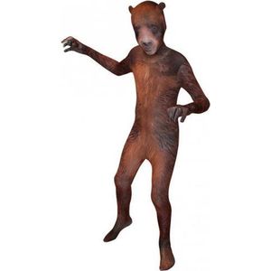 Grizzly beer morphsuit voor kinderen