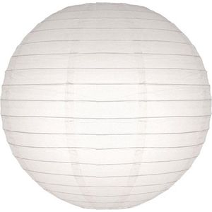 Luxe witte bol lampionnen - dia 25 cm - Bruiloft, verjaardag, party feestartikelen - Feestlampionnen