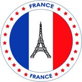 Bierviltjes Frankrijk thema print - 25x - Onderzetters Franse vlag - Landen decoratie feestartikelen
