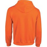 Oranje vest met capuchon voor heren