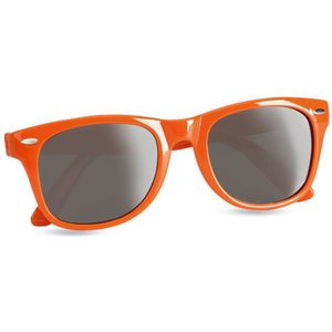 Zonnebril - volledig omrand - oranje - feestbril - volwassenen