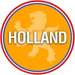 Oranje bierviltjes Holland print 25 stuks - EK/ WK voetbal oranje artikelen/ versiering