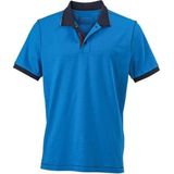 James Nicholson Poloshirt - urban - blauw - heren - polo