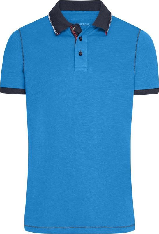 James Nicholson Poloshirt - urban - blauw - heren - polo